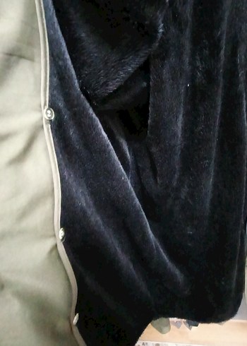 Uzun yeşil mont - Görsel 5