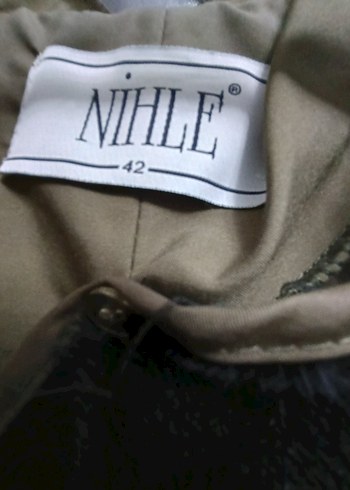 Uzun yeşil mont - Görsel 3