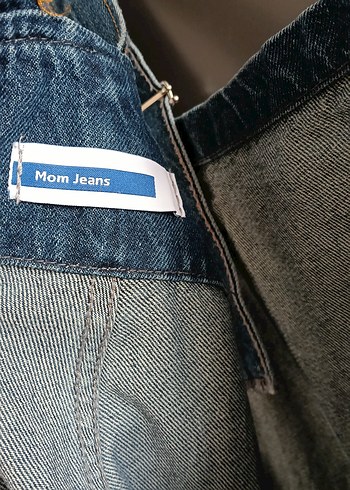 Mavi Kot Kadın Kısa Salopet - Görsel 8