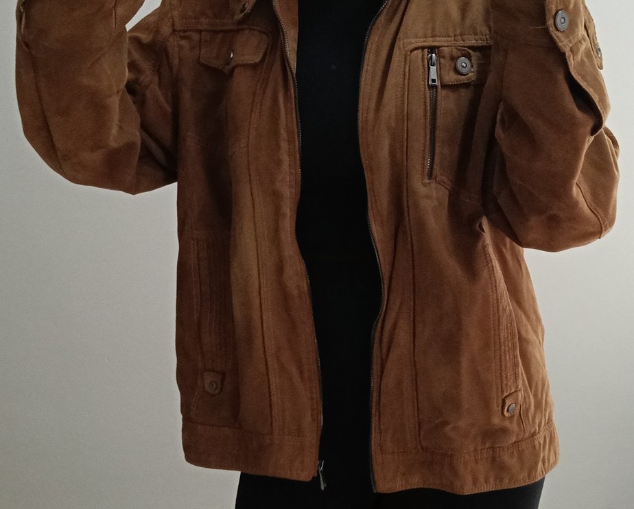 Kahverengi Süet Erkek Ceket - Görsel 5