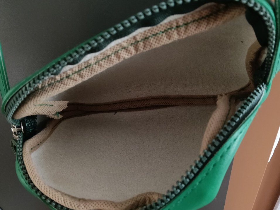 Yeşil Deri Kadın Çapraz Çanta - Görsel 5