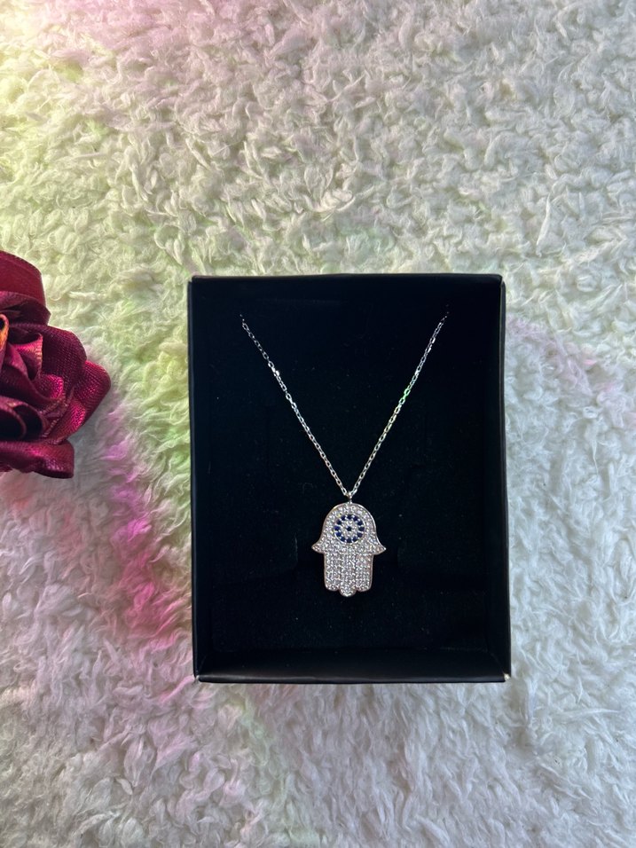 Fatma ana Nazar Boncuklu kolye - Görsel 2