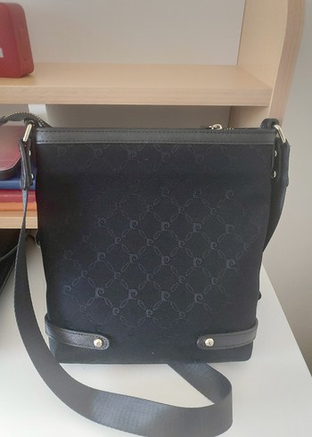 Pierre Cardin Siyah Süet Tokalı Kadın Çapraz Çanta