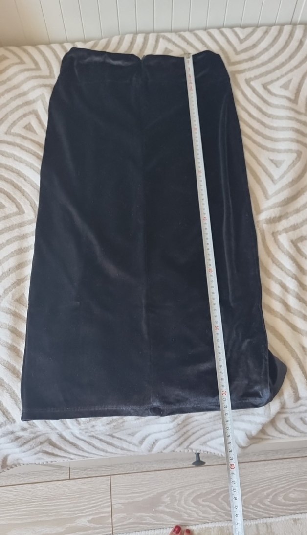 kadife siyah kalem etek - Görsel 3