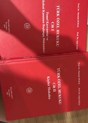 Türk Özel Hukuku Cilt I-II - Prof. Dr. Mustafa Dural