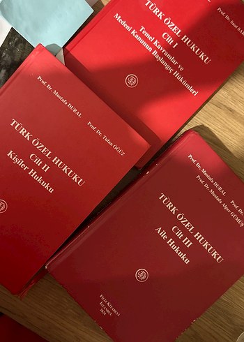 Türk Özel Hukuku Kitap Seti - Cilt I, II, III