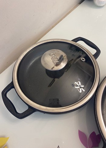 Siyah Tencere Seti, Cam Kapaklı - Görsel 4