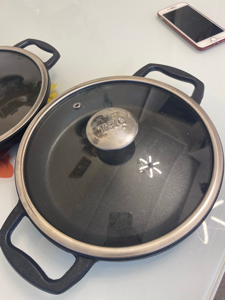 Siyah Tencere Seti, Cam Kapaklı - Görsel 2