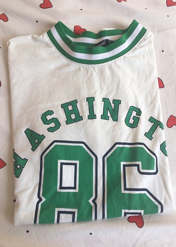 Yeşil Baskılı tişört - Görsel 2