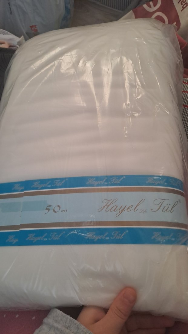 beyaz hayal tül 50 mt - Görsel 2