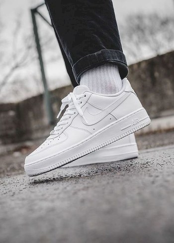 Beyaz Minimalist Nike AIRFOCE Erkek Spor Ayakkabısı