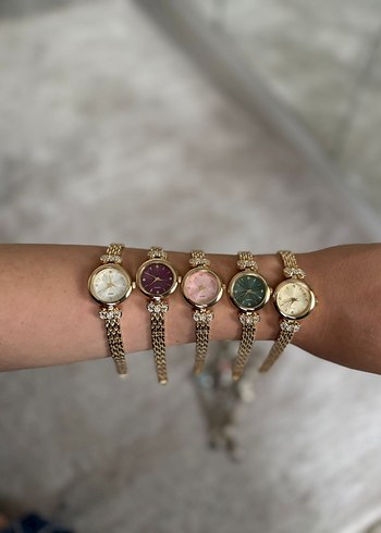 American Vintage Zincir Detaylı Altın Kadın Kol Saati