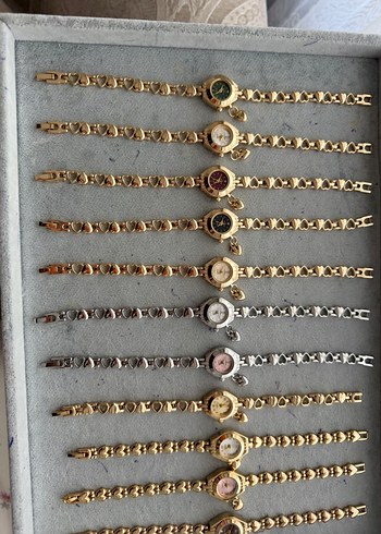 Zincir Detaylı Kadın Vintage Saatler - Görsel 4