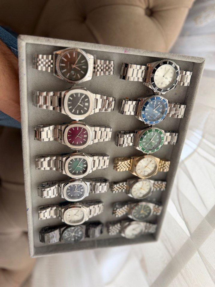 Klasik Erkek Gri Kol Saati - Görsel 4