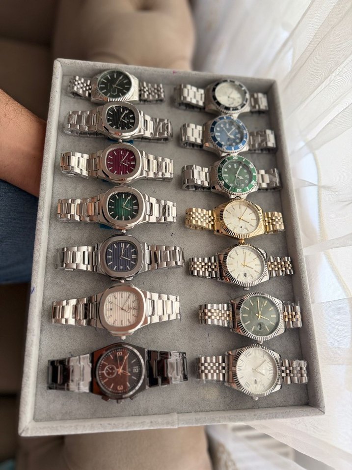 Klasik Erkek Gri Kol Saati - Görsel 3