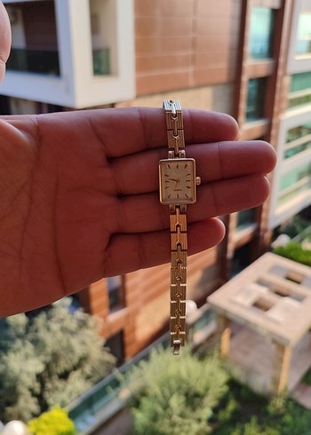 American Vintage Zincir Detaylı Altın Kadın Kol Saati