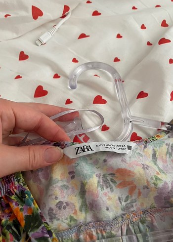 Zara Zara v yakalı renkli mini şık elbise xs /s uyumludur