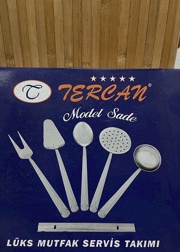 Tercan Model Sade Beyaz Mutfak Servis Takımı