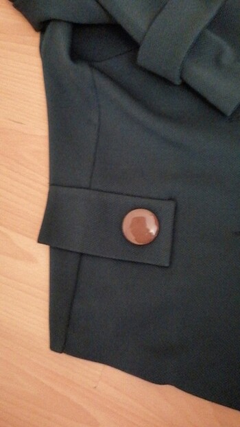 38 Beden yeşil Renk bluz ceket