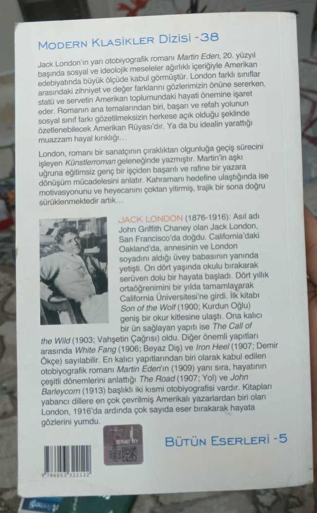 Martin Eden - Jack London - Görsel 2