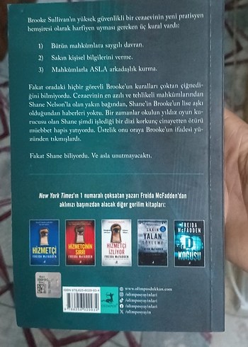 Mahkûm - Freida McFadden - Görsel 2