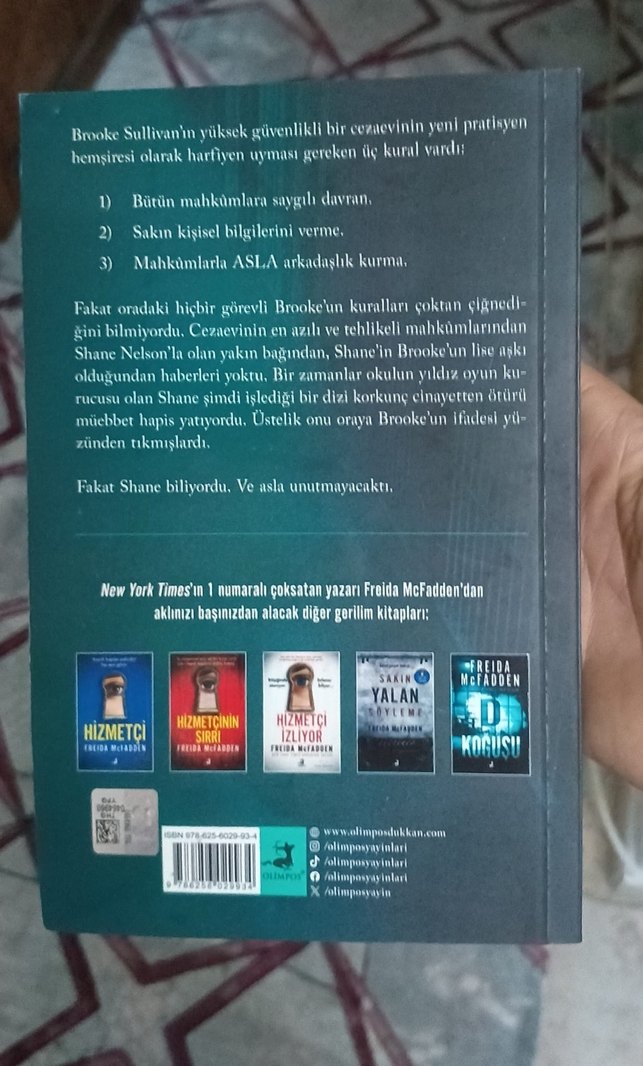 Mahkûm - Freida McFadden - Görsel 2