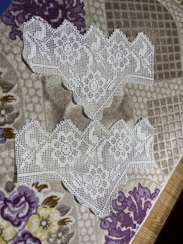 Beyaz El Örgüsü Dantel Takımı - Görsel 2