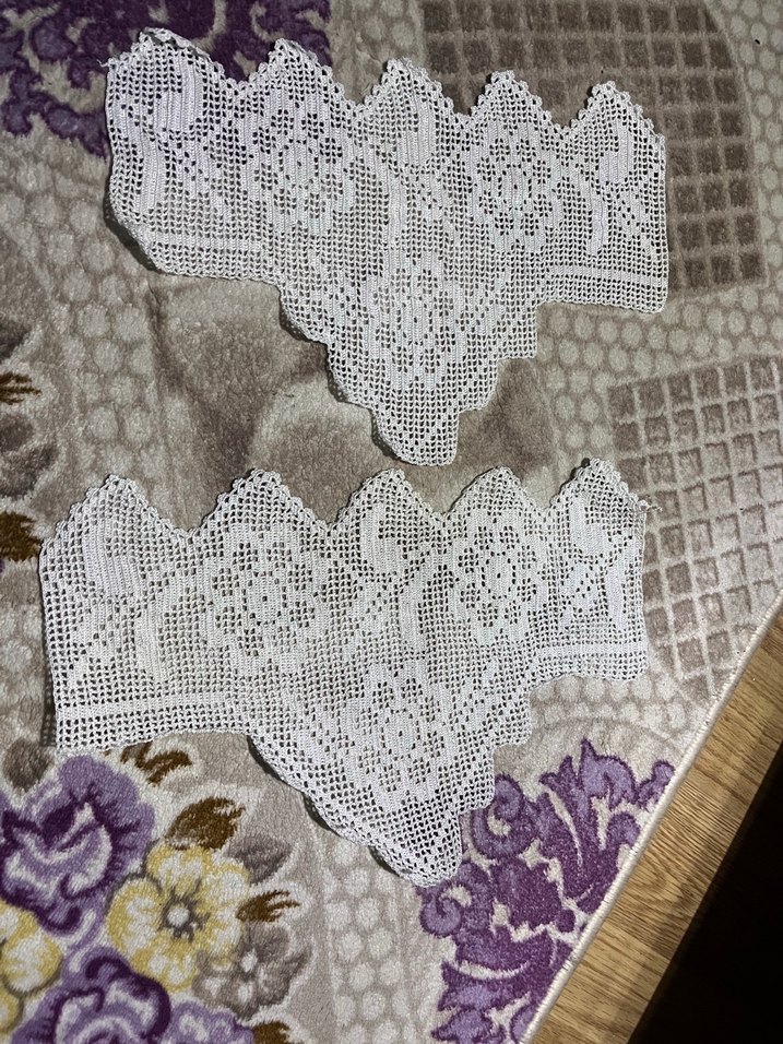 Beyaz El Örgüsü Dantel Takımı - Görsel 3