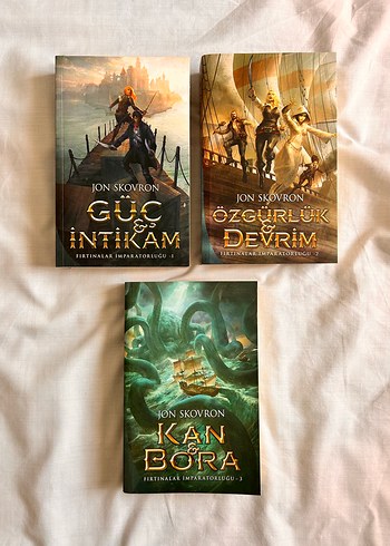 Jon Skovron Fırtınalar İmparatorluğu Serisi 3 Kitap