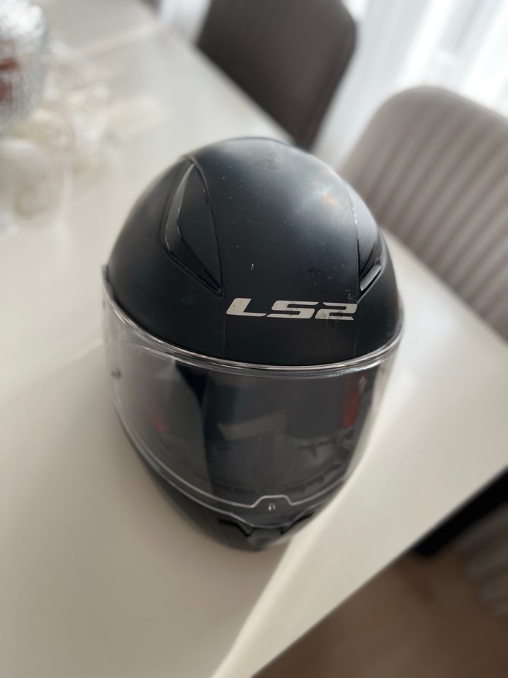 Siyah LS2 Biker Kask - Görsel 5