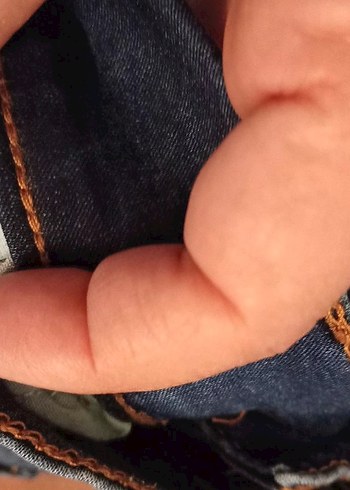 Düz Kesim Lacivert erkekDenim Pantolon - Görsel 3