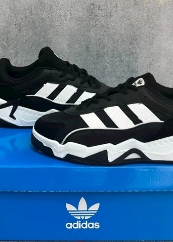 Adidas niteball Siyah Beyaz  Spor Ayakkabı - Görsel 2