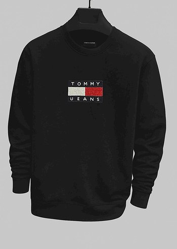 Tommy Jeans Erkek Beyaz Baskılı Sweatshirt - Görsel 2