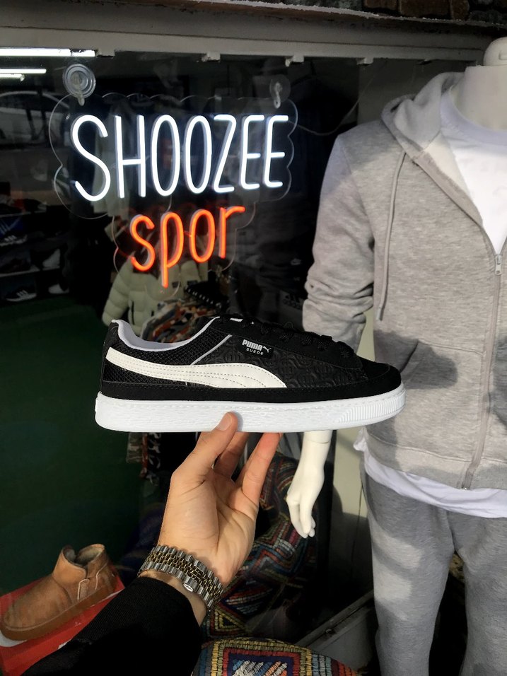 Siyah Beyaz Günlük Spor Ayakkabı - Görsel 2