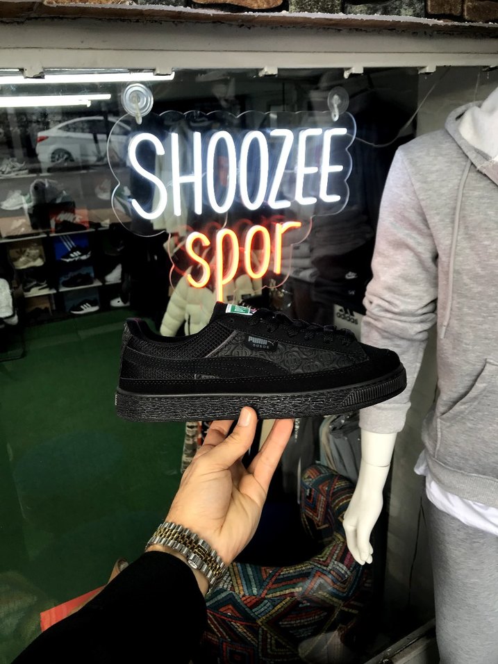 Siyah erkek Street Style Sneakers - Görsel 2