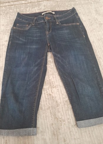 Kadın Normal Kesim Midi Denim Pantolon