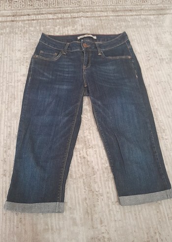Diğer Kadın Normal Kesim Midi Denim Pantolon