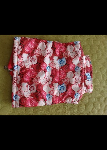 Çiçek Desenli Kız Çocuk Kapüşonlu Yelek - Görsel 2