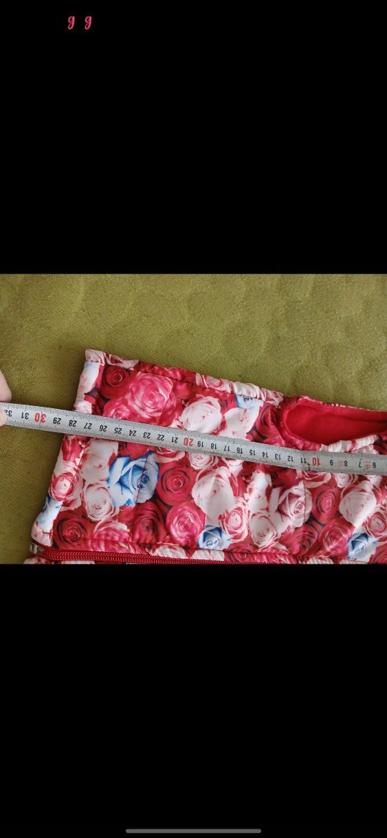 Çiçek Desenli Kız Çocuk Kapüşonlu Yelek - Görsel 5