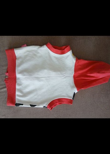 Kız Çocuk Kapüşonlu Fermuarlı Renkli Yelek - Görsel 2