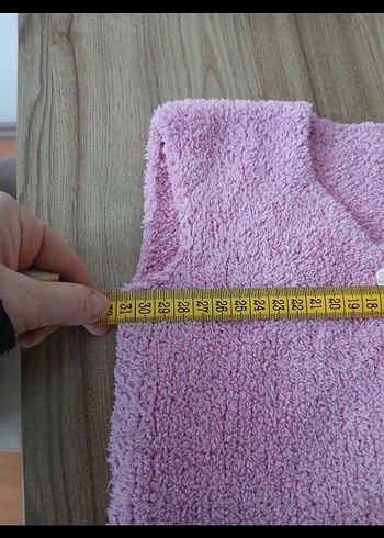 Kız Çocuk Pembe Örgü Süveter - Görsel 2