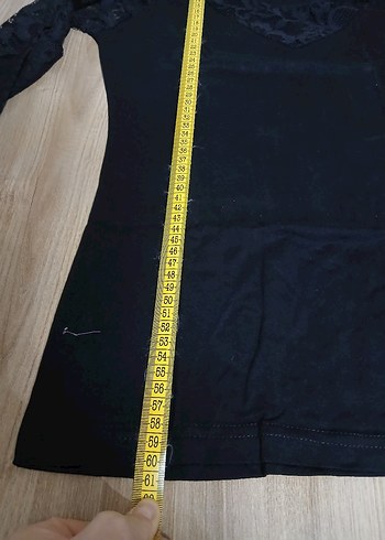 Dantel Detaylı Siyah Gotik Kadın Bluz - Görsel 3