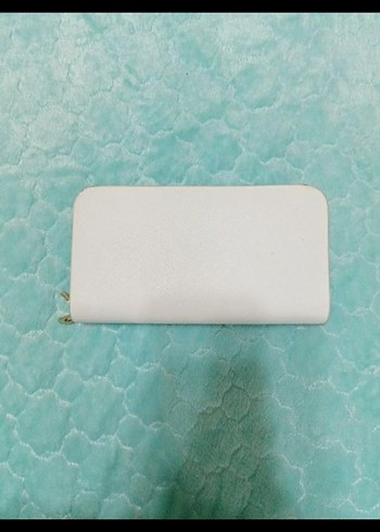 Bej Süet Fermuarlı Kadın Portföy Cüzdan - Görsel 6