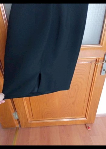 Boncuk Detaylı Siyah Mini Elbise - Görsel 4