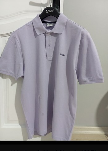 USPA Mor Kısa Kollu Polo Tişört