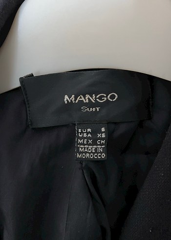 Kadın Siyah Düğmeli Blazer Ceket - Görsel 3