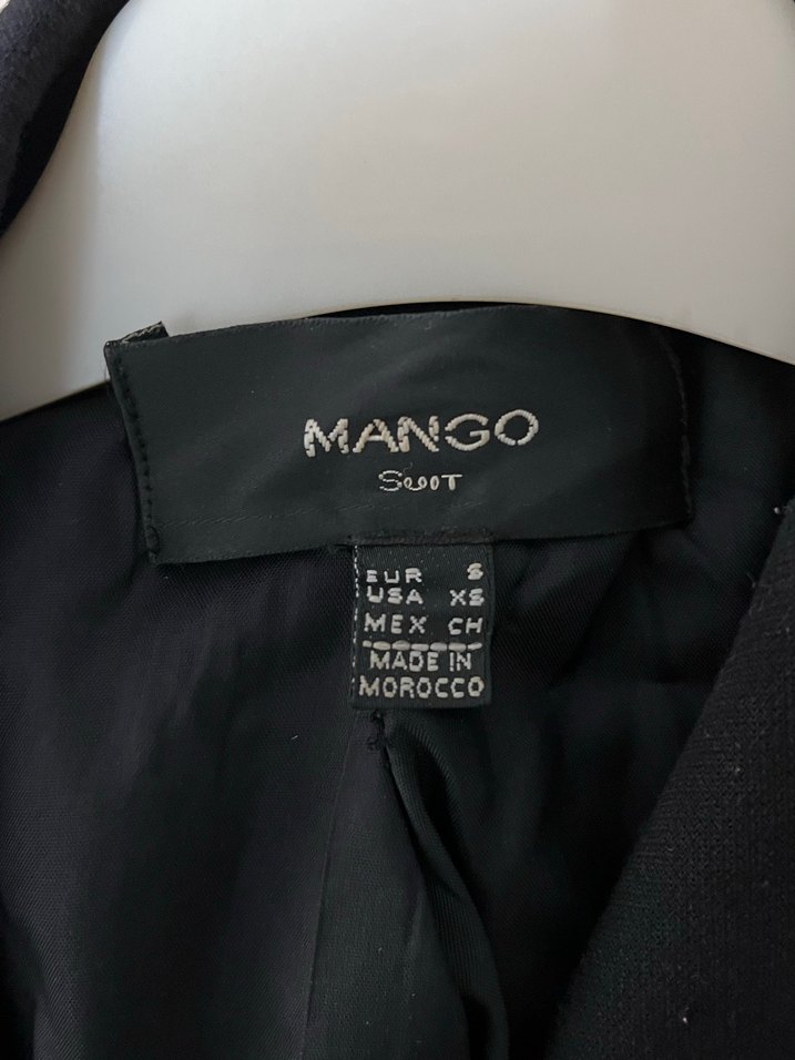 Kadın Siyah Düğmeli Blazer Ceket - Görsel 3