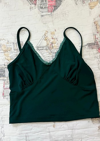 Yeşil Bohem crop - Görsel 2