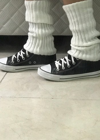 Siyah Yüksek Tabanlı Kadın Spor Ayakkabı - Görsel 3