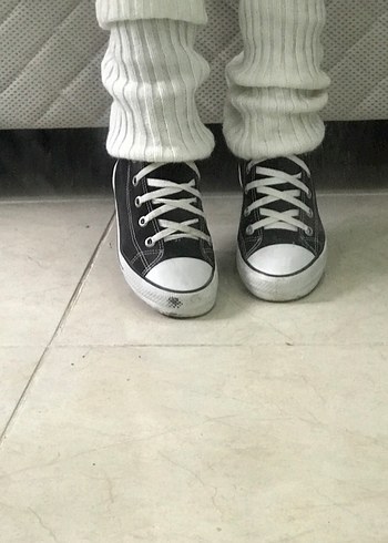 Siyah Yüksek Tabanlı Kadın Spor Ayakkabı - Görsel 4